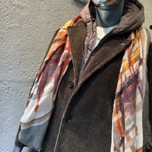 Manteau velours côtelé chocolat