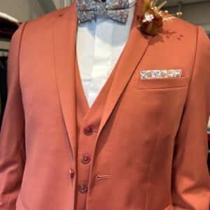 Costume 3 pièces abricot