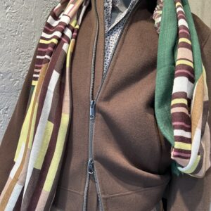 Blouson laine chocolat